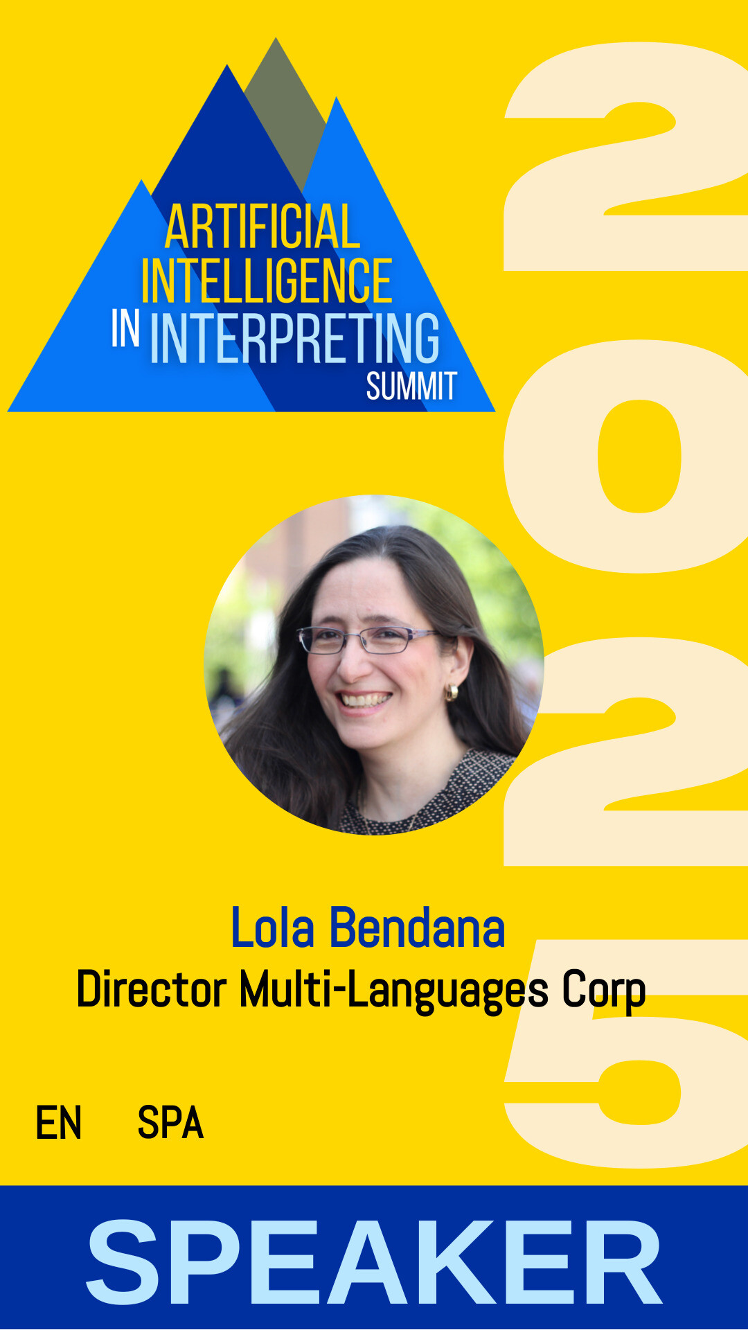 AI speaker - Interpreting Summit