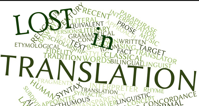 Lost in translation